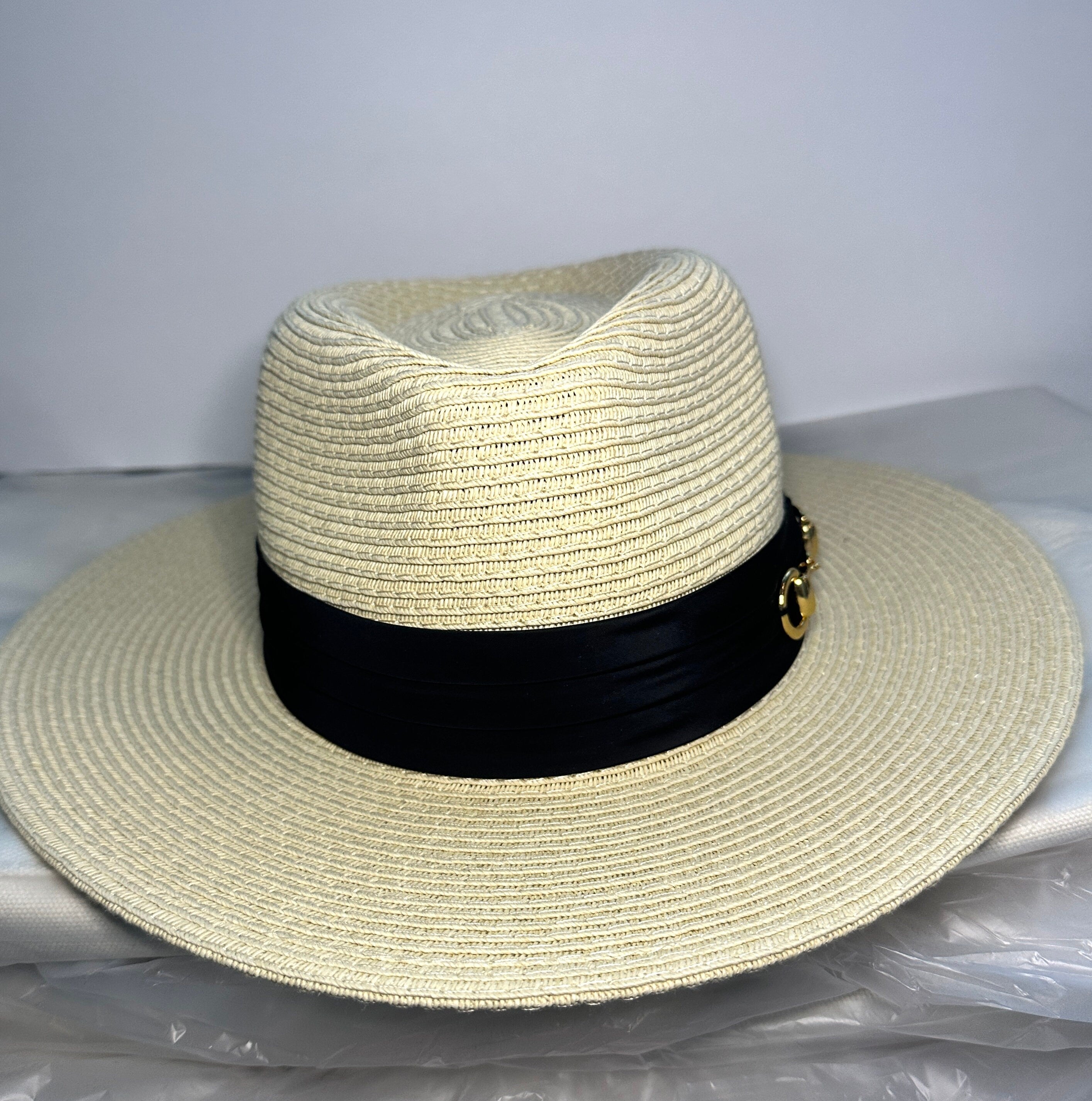 Equestrian Safari Hat with GOLD OR SILVER Bit-Keep the sun off your face & be stylish!