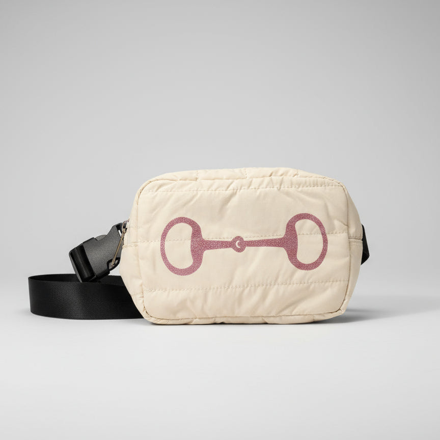 Statement Equestrian Snaffle Bit - Puff Quilted Belt Bag/Bum Bag/FannyPack/Cross Body - Must See!