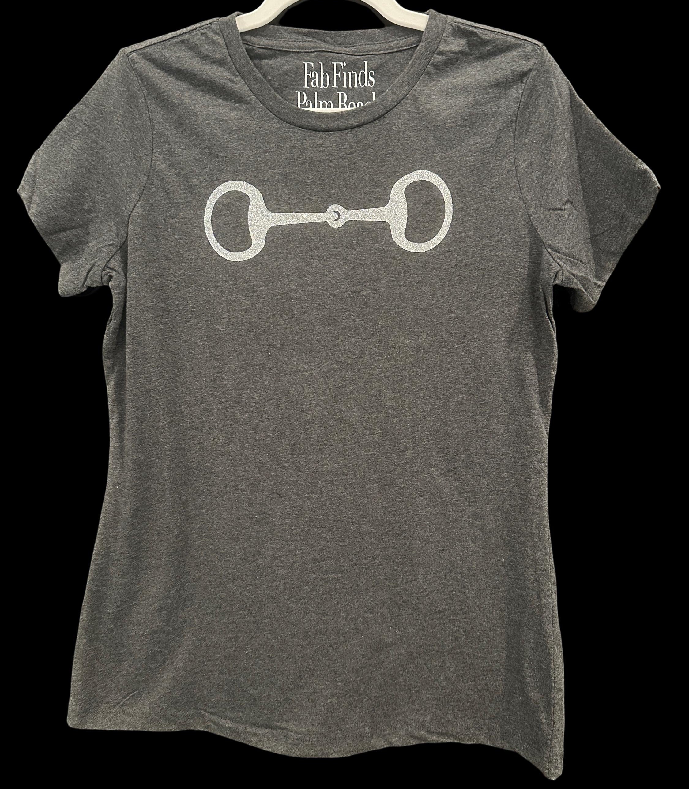 Equestrian Bit Tee: Ladies' Short Sleeve Horse Shirt