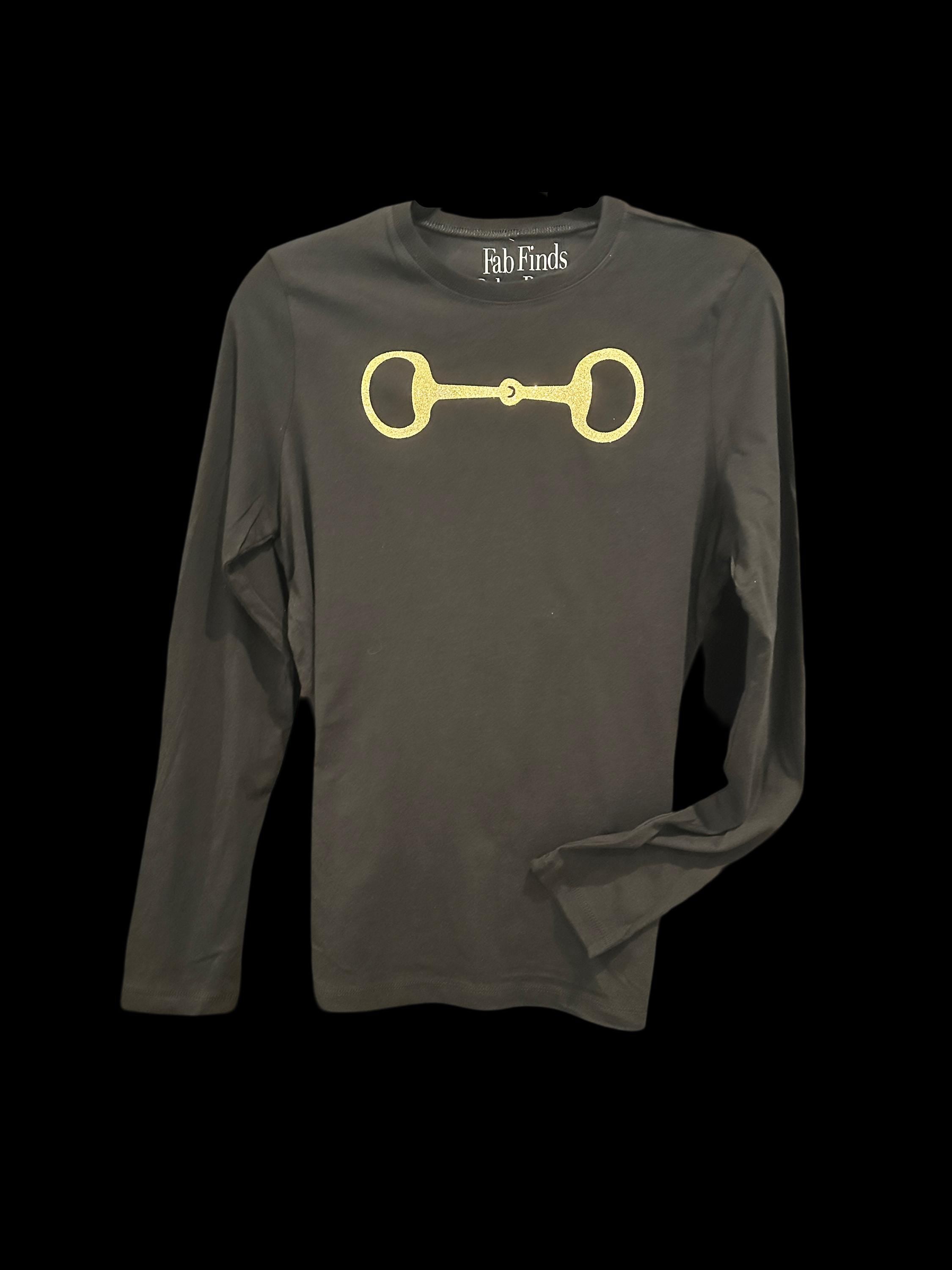 Equestrian Bit Long Sleeve Tee Shirt