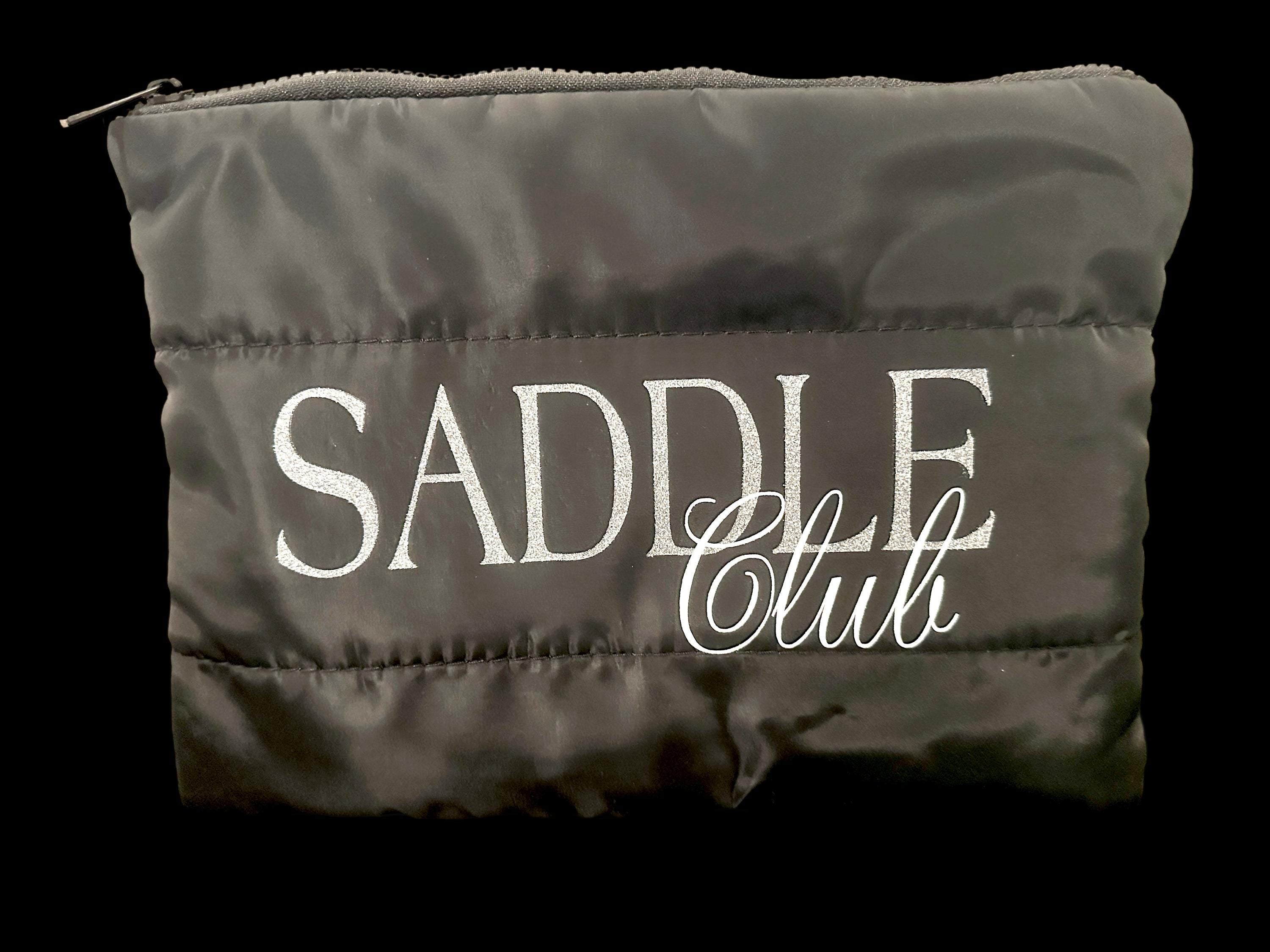Equestrian Puffer Clutch: Saddle Club Cosmetic Bag
