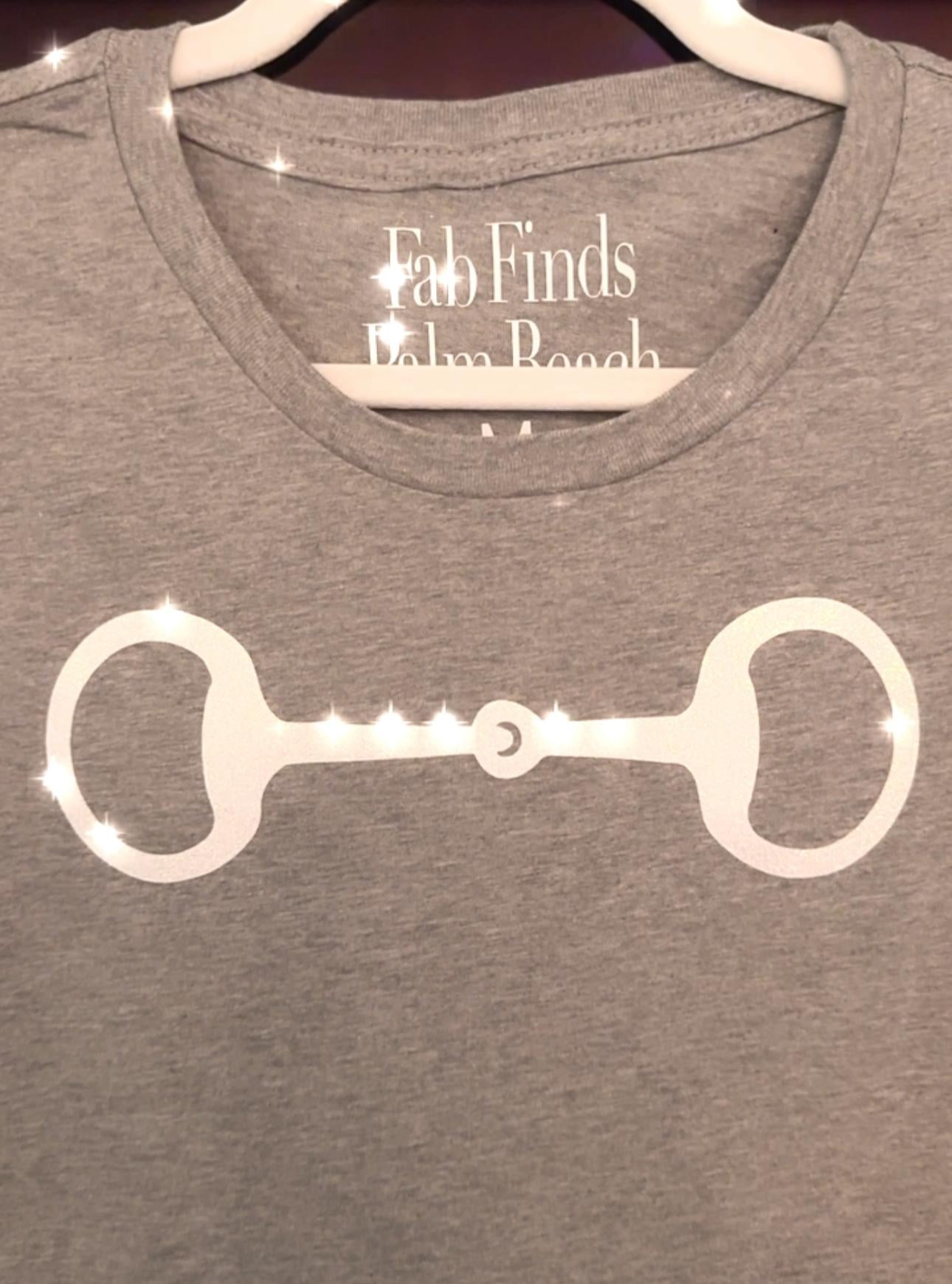 Equestrian Bit Long Sleeve Tee Shirt