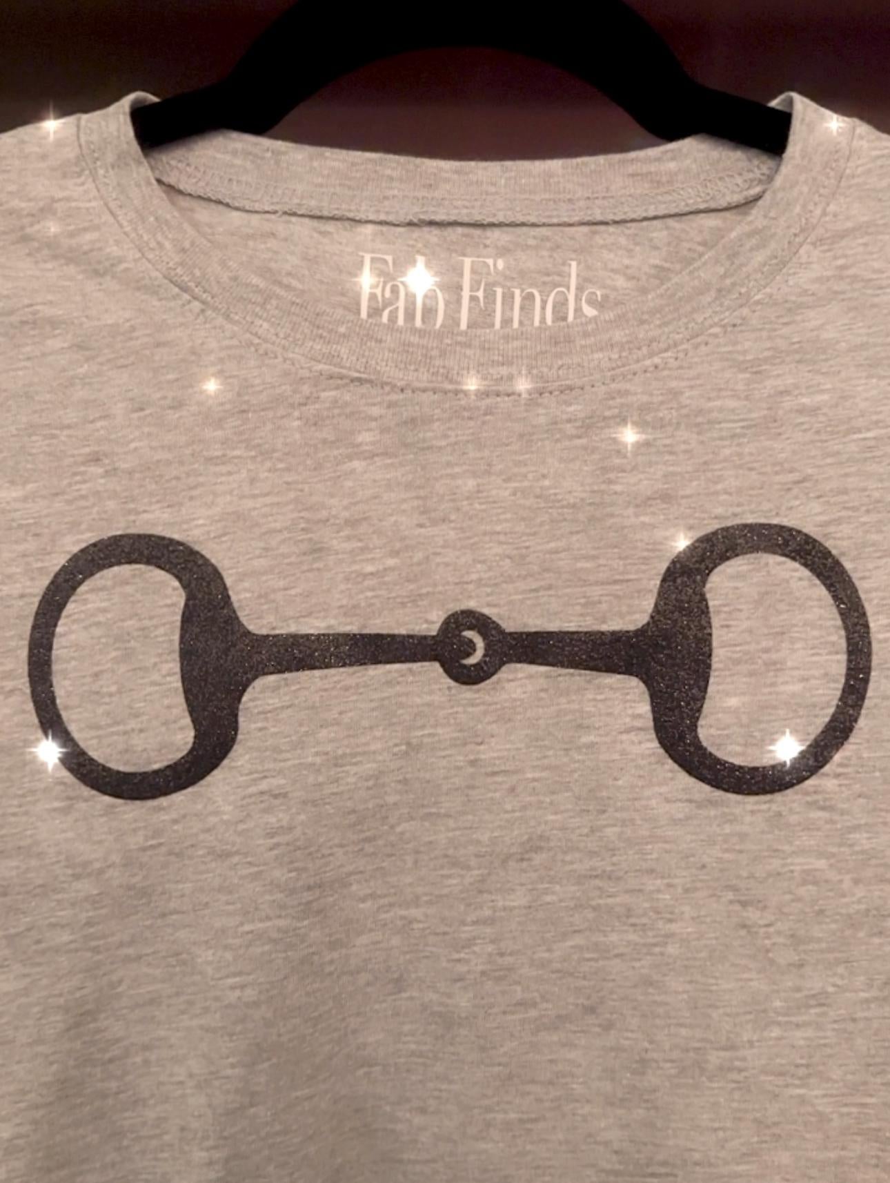 Equestrian Bit Tee: Ladies' Short Sleeve Horse Shirt