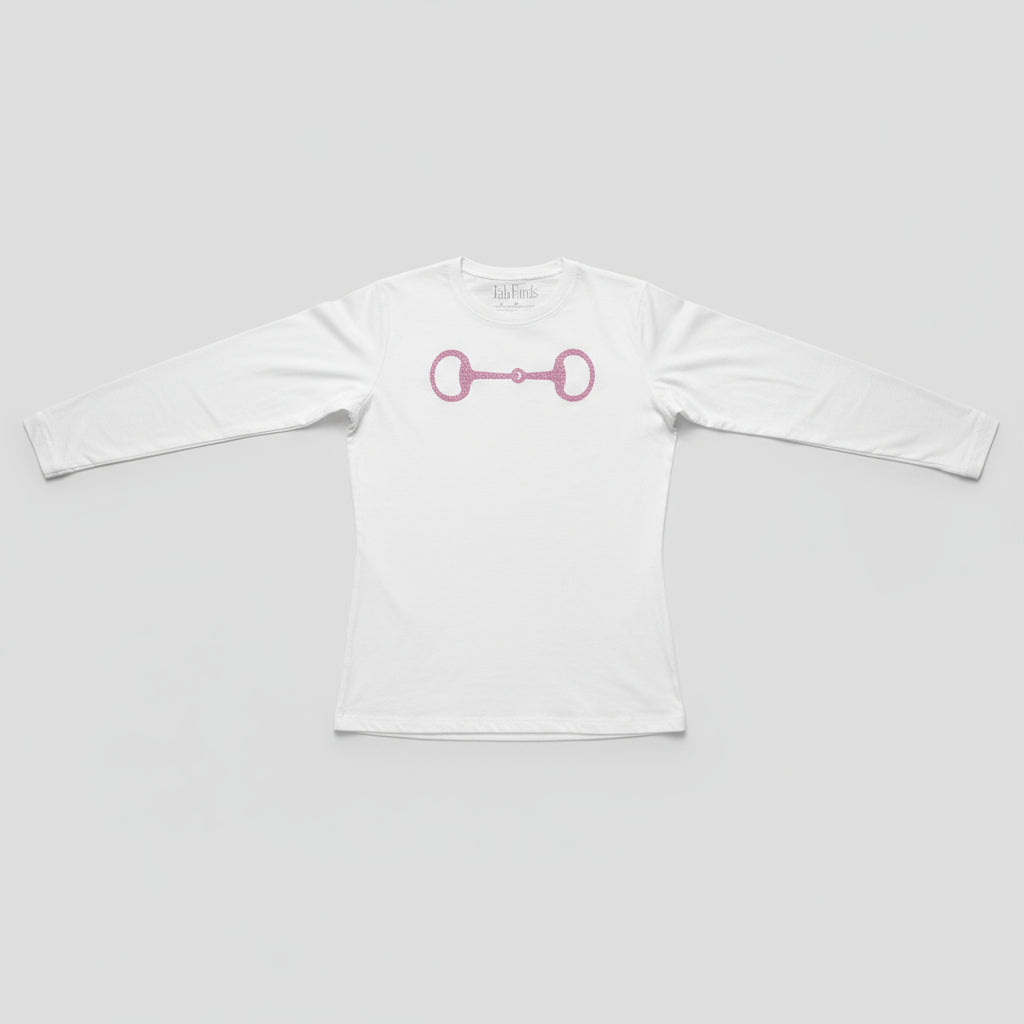 Equestrian Bit Long Sleeve Tee Shirt