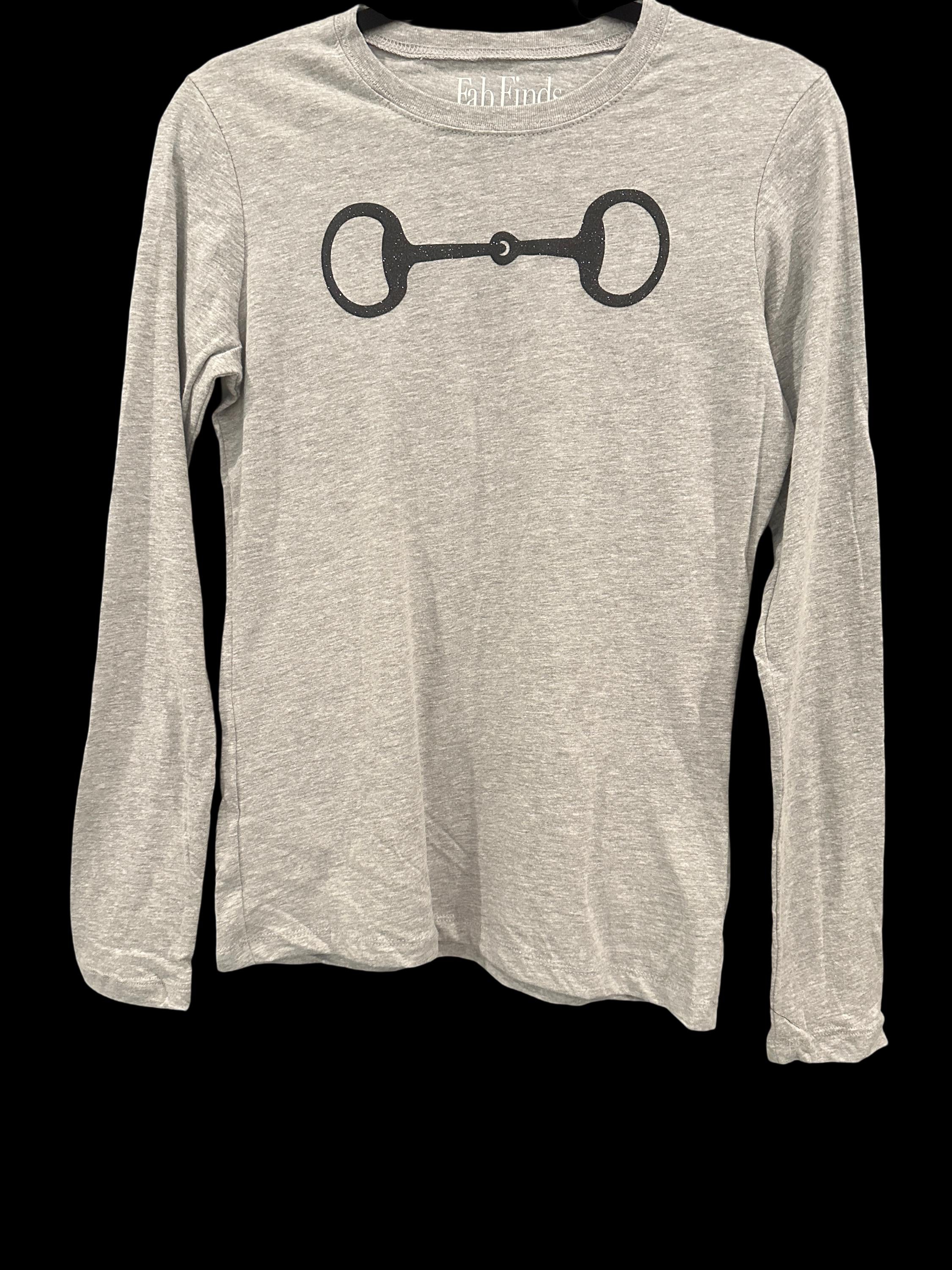 Equestrian Bit Long Sleeve Tee Shirt